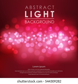 Festive light background with blur