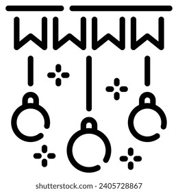 Festive Lights icon for uiux, web, app, infographic, etc
