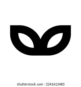 festive masks icon flat trendy popular simple