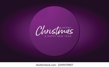 Festive Merry Christmas holiday design