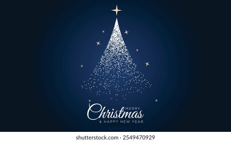 Festive Merry Christmas holiday design