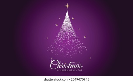Festive Merry Christmas holiday design