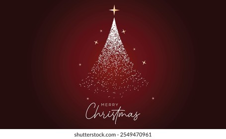 Festive Merry Christmas holiday design