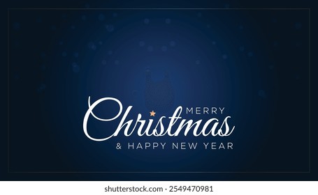 Festive Merry Christmas holiday design