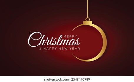 Festive Merry Christmas holiday design