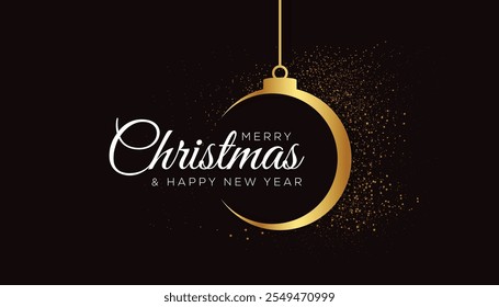 Festive Merry Christmas holiday design