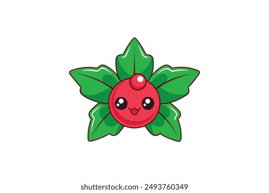Festive mistletoe vector designs: cartoon, clipart, and line art