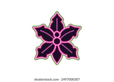 Festive mistletoe vector illustration in cartoon, clipart, and line art styles