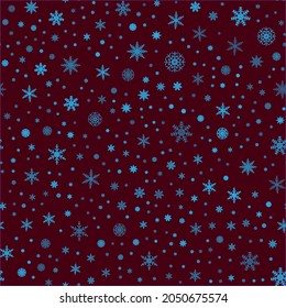 Festive Nordic Pattern. Nordic Xmas Circle. Vintage Graphic Pattern. Retro Christmas Ice. New Seamless Drawn. Vector Scandinavian Frozen. Vintage Snowflake. Xmas Natural Decor. Seamless Background