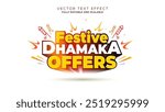 Festive offers, dussehra dhamaka sale, shooping deal concept for Indian festival Dussehra Navratri, Diwali, Dandiya and durga puja.