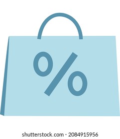 Festive package, discounts and gifts, packages and bags. Go shopping for the Winter Sale. Vector illustration for the design of banners, flyers, tickets, online stores in a flat style close up.