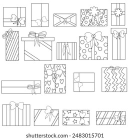 regalo empaquetado festivo con el arco