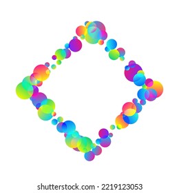 Festive party confetti scatter vector background. Rainbow round elements new year vector. Surprise burst flying confetti. Holiday celebration decor illustration. Top view sequins.
