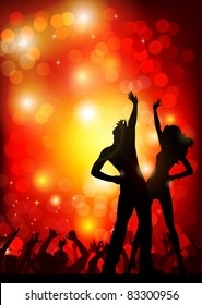 festive party in the nightclub
