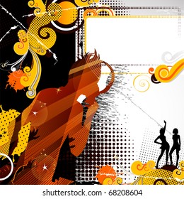 festive party in the nightclub with DJ