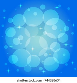 Festive pattern in blue color
