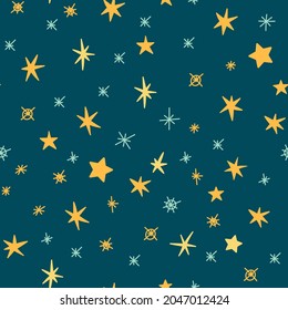 Festive pattern with New Year elements, decoration for the holiday, gifts, Christmas toys.