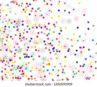 Festive pattern with stars Vector illustration