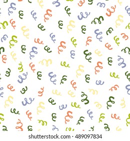 Festive pattern for your design. Seamless colorful serpentine can be used for wallpaper, pattern fills, web page background, surface textures