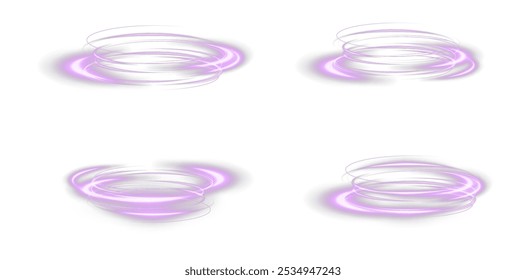 Festive pink stripe on white background. pink curl twirl for the holidays. pink colored curve rope. Vector png twirl, line, curve, rope, stripe design element.