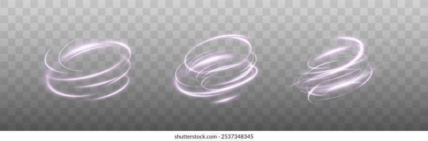 Festive pink stripe on white background. pink curl twirl for the holidays. pink colored curve rope. Vector png twirl, line, curve, rope, stripe design element.	
