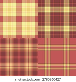 Festive plaid bundle built for product mockups. Thanksgiving tartan backgrounds enhance presentation. Vector clarity supports realism.