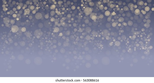 Festive purple and golden luminous background. Vector illustration.