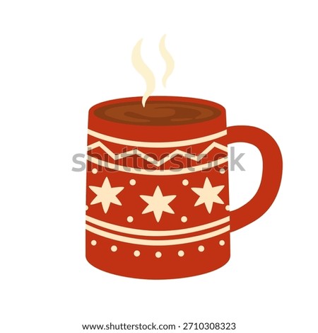 Festive Red Hot Drink Mug