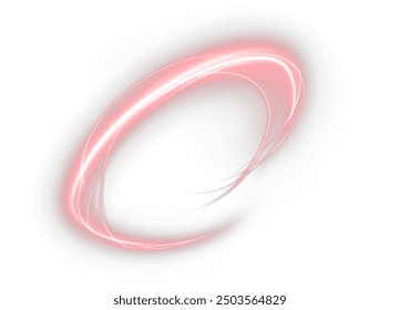 Festive red stripe on white background. red curl twirl for the holidays. red colored curve rope. Vector png twirl, line, curve, rope, stripe design element.	