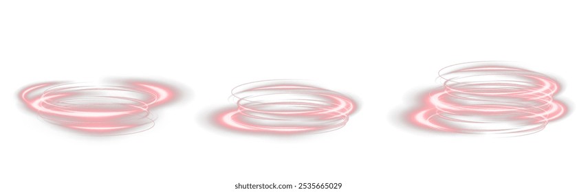 Festive red stripe on white background. red curl twirl for the holidays. red colored curve rope. Vector png twirl, line, curve, rope, stripe design element.	
