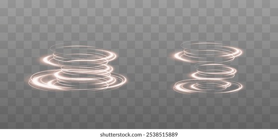 Festive red stripe on white background. red curl twirl for the holidays. red colored curve rope. Vector png twirl, line, curve, rope, stripe design element.