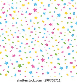 Festive seamless background with serpentine pattern