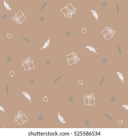 Festive seamless pattern