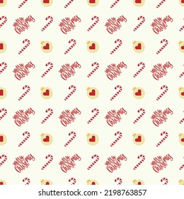 festive seamless pattern. new year and christmas. christmas ball and christmas tree.