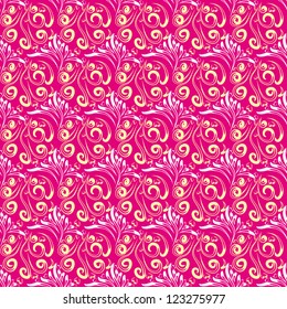 festive seamless pattern Valentine's Day. Vector