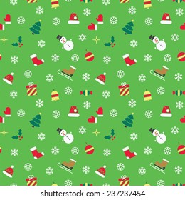 Festive seamless pattern for winter holidays.