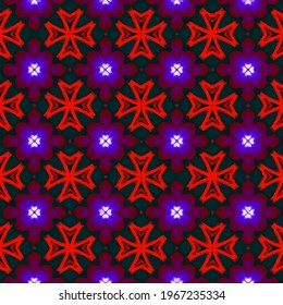 Festive seamless vector pattern . Great for wrapping paper and wallpaper. Abstract background with repeating patterns .