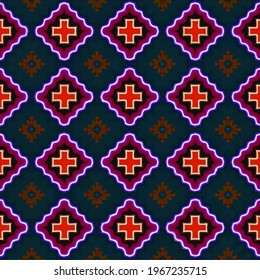 Festive seamless vector pattern . Great for wrapping paper and wallpaper. Abstract background with repeating patterns .