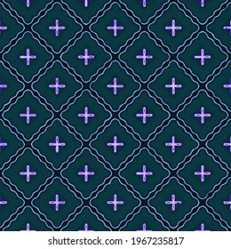 Festive seamless vector pattern . Great for wrapping paper and wallpaper. Abstract background with repeating patterns .