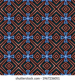 
Festive seamless vector pattern . Great for wrapping paper and wallpaper. Abstract background with repeating patterns .