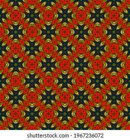 Festive seamless vector pattern . Great for wrapping paper and wallpaper. Abstract background with repeating patterns .