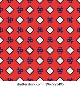 Festive seamless vector pattern . Great for wrapping paper and wallpaper. Abstract background with repeating patterns .