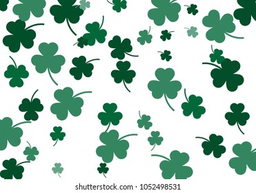 Festive Shamrock Background