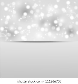 Festive silver background