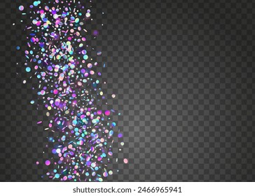 Festive Sparkle. Modern Design. Falling Ribbon. Happy Surprise Backdrop. Neon Tinsel. Pink Glare Background. Rainbow Confetti. Disco Texture. Blue Festive Sparkle