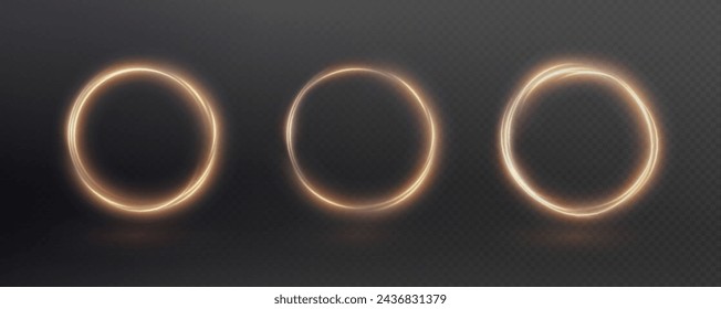 Festive sparkling frame, circle, ring png. Festive circle, ring, frame, for cards, invitations, banners, adverts. Neon frame, set of geometric frames.	