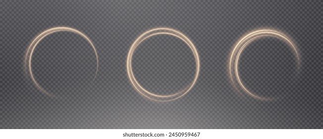 Festive sparkling frame, circle, ring png. Festive circle, ring, frame, for cards, invitations, banners, adverts. Neon frame, set of geometric frames.	