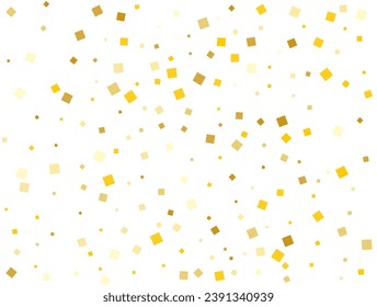 Festive Square Confetti. Vector illustration.