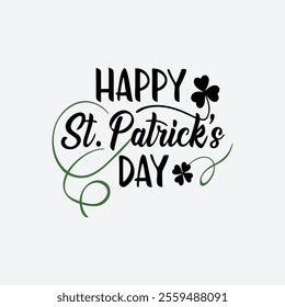 Festive St. Patrick's Day vector artwork featuring Irish-themed elements like shamrocks, leprechaun hats, and green designs. Perfect for celebrations, cards, and decor.