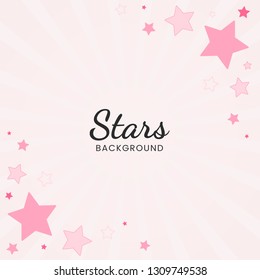 Festive stars background design vector